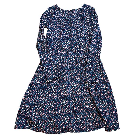 Pact Organic Blue Cotton Dress Size Small Small Fit Flare Pockets Sustainable - Picture 8 of 8